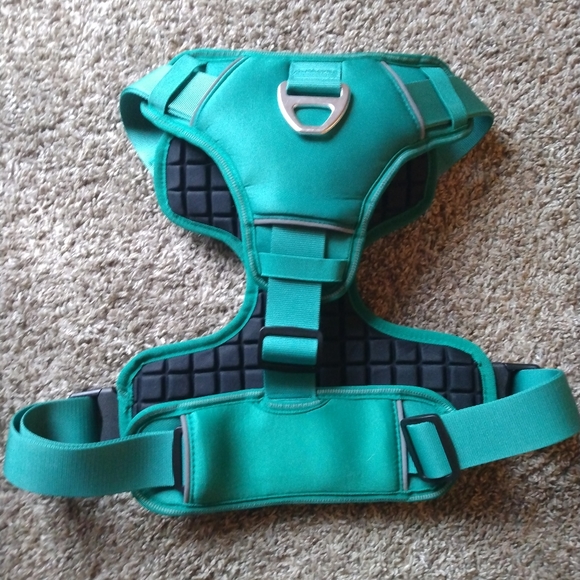 Large turquoise dog harness - Picture 2 of 6